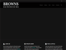 Tablet Screenshot of brownshair.com